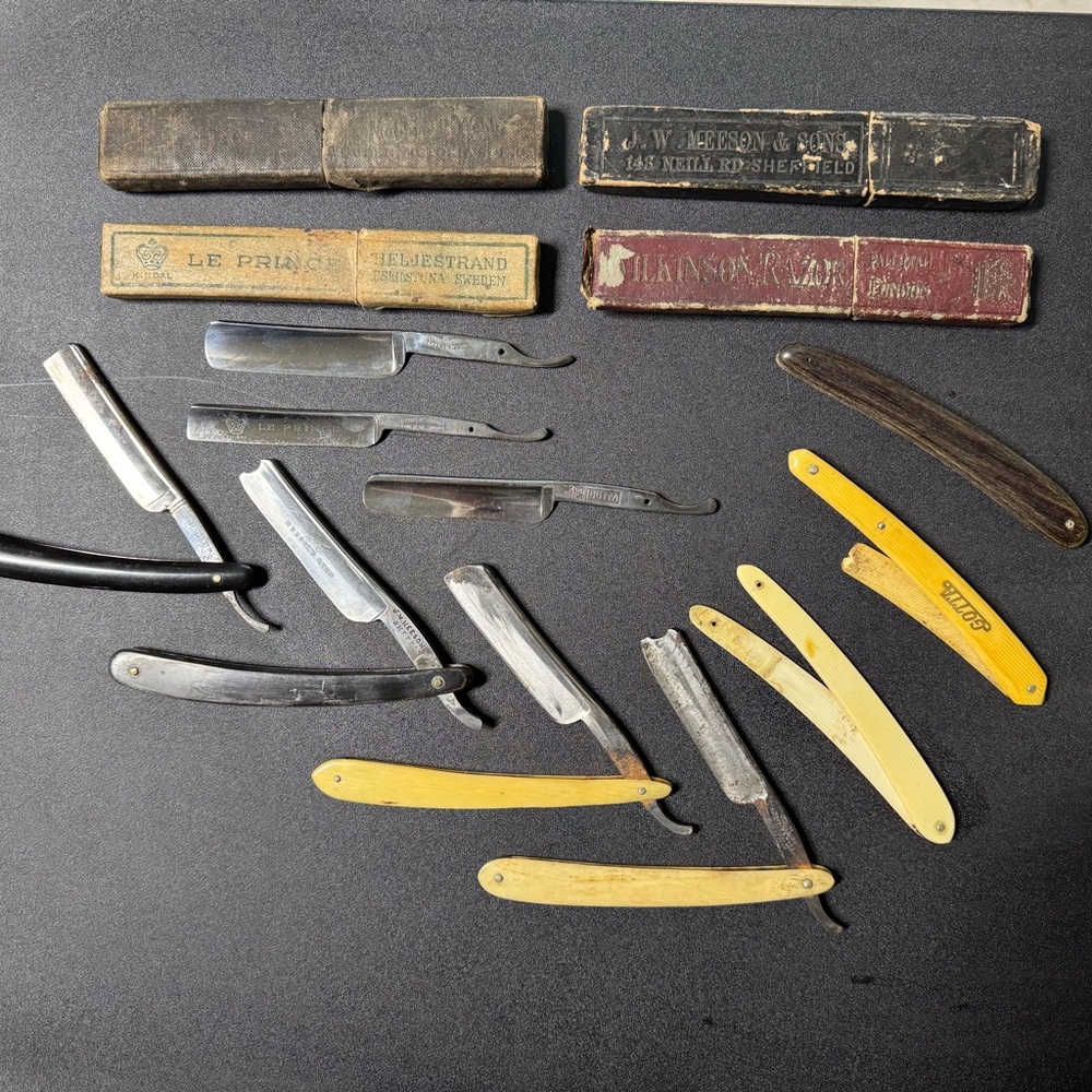Vintage Straight Razors Collection